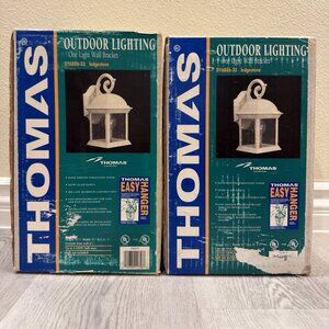 Thomas Lighting Outdoor Wall Lanterns DY6886-33 Ledgestone Finish Set of 2 NOS